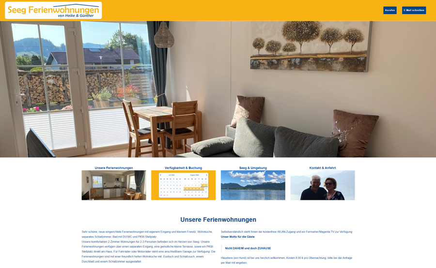 Referenz Seeg Ferienwohnungen Deger Solutions