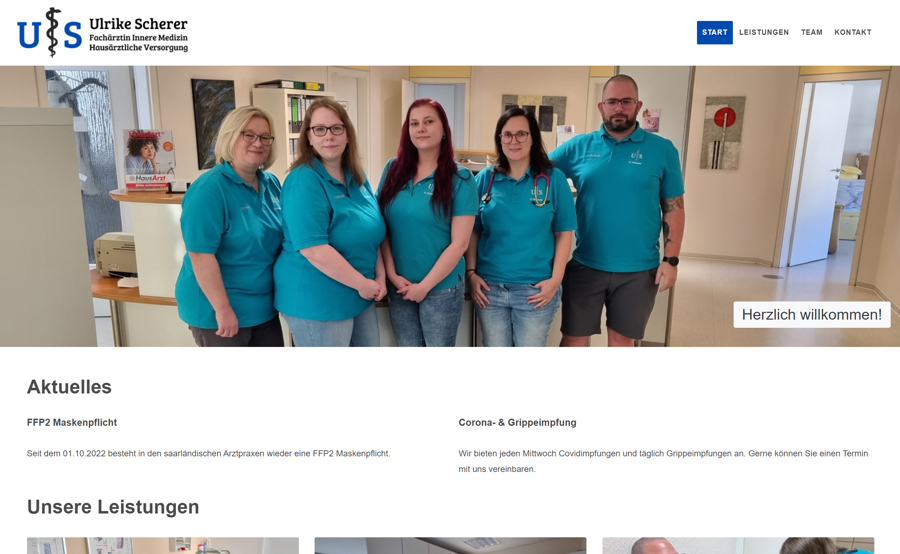 Deger Solutions Referenz Praxis Ulrike Scherer